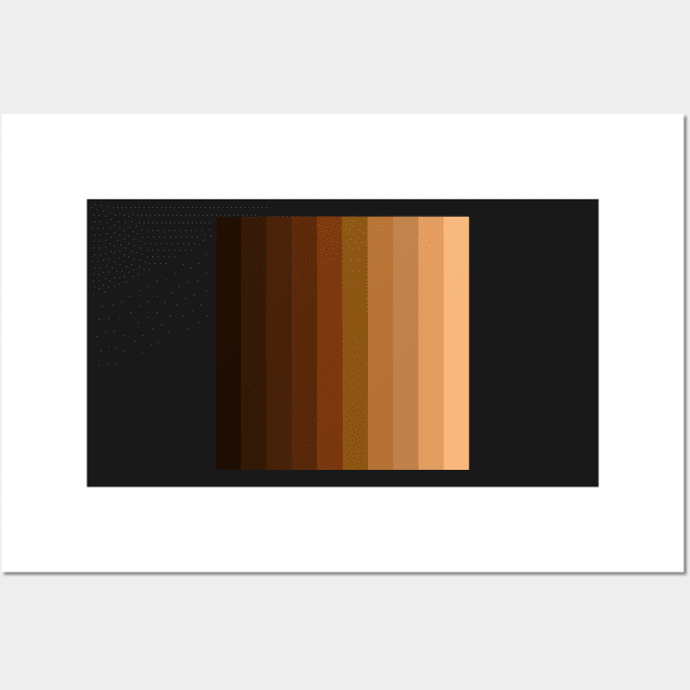 Melanin Stripe Wall Art by implexity